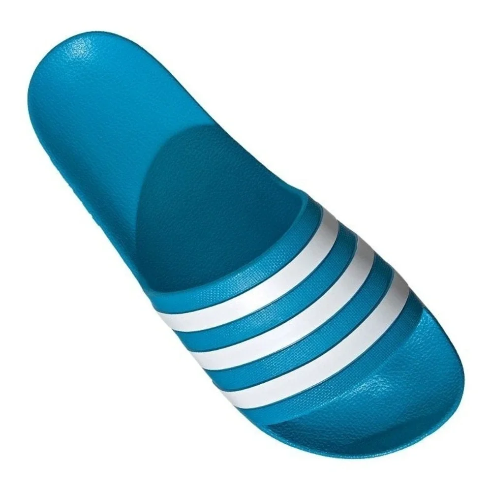 Adidas FY8047 Solar Blue Adilette Aqua Slide New with Tags Men's Size 11 Sandals